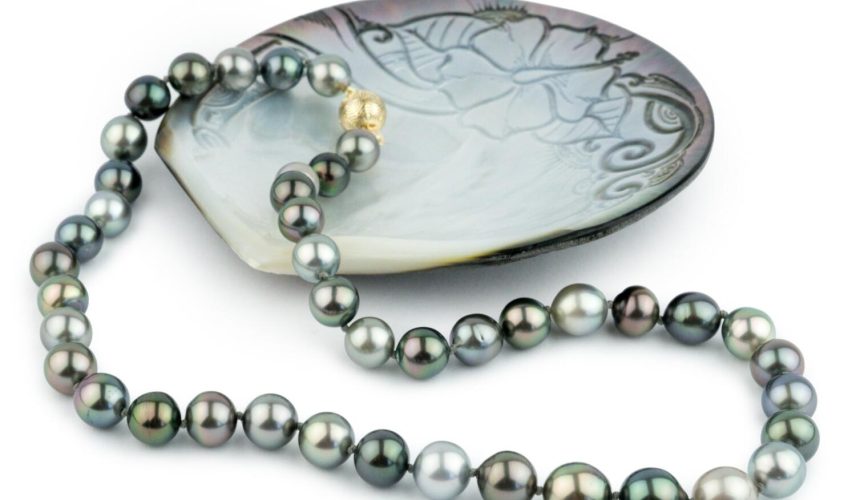 Collares de perlas negras de Tahití - categoría